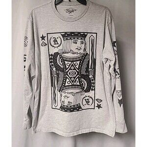 Eighty Eight KING OF DIAMONDS Large Long Sleeve Streetwear Casual Skater
